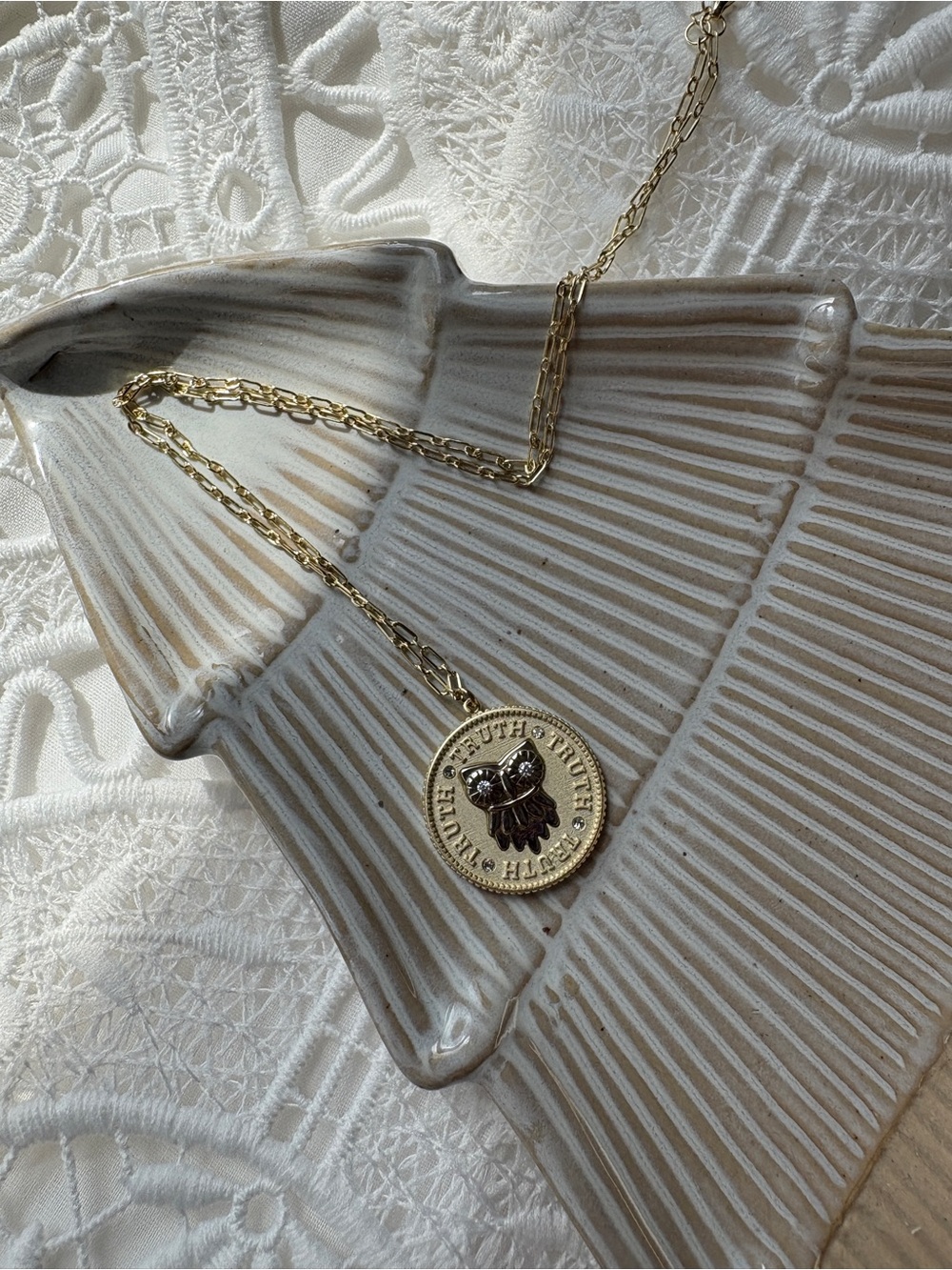 Gold Coin Pendant Necklace - Women Bags Accessory